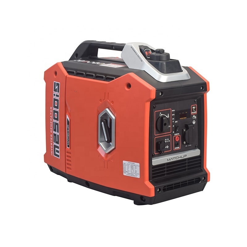 Bison Super Quiet Power Generator Electric 2.5Kw 220V 60Hz Gas Powered Portable Inverter Generator