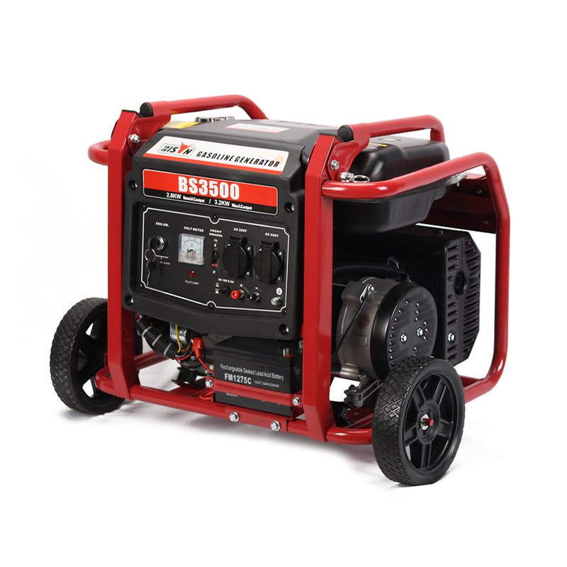 Bison 120V/220V Power Generation Equipment 3kw 3kva 3000w Manual Start Gasoline Powered Generator