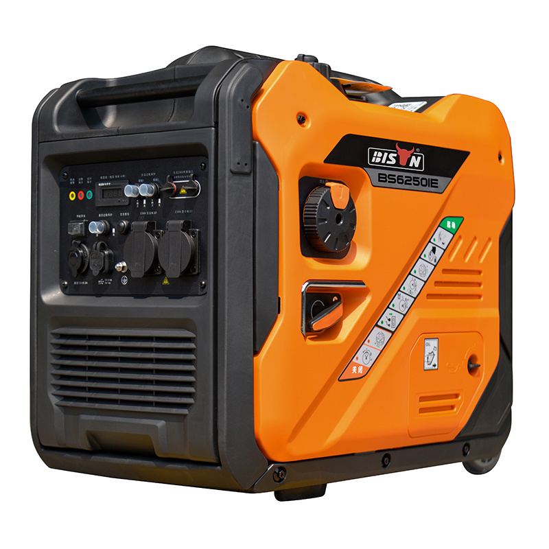 home backup silent 5 kw 5000 watt backup home super quiet 50hz small portable gasoline power inverter generator