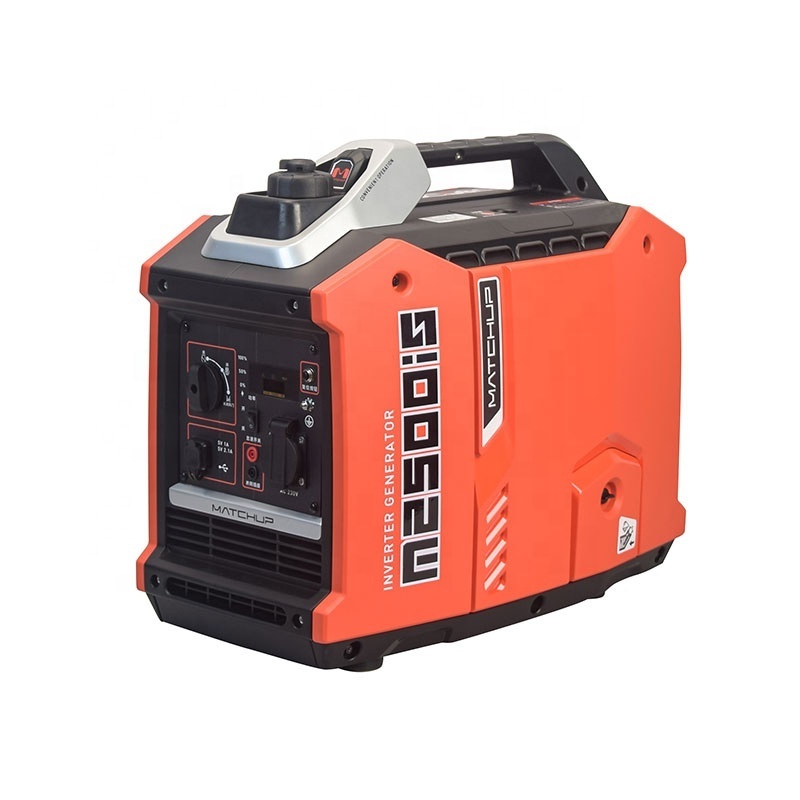 Bison Super Quiet Power Generator Electric 2.5Kw 220V 60Hz Gas Powered Portable Inverter Generator