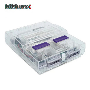 Red Replacement shell Transparent snes console shell carcasa SNES case for Super Nintendo NES SNES