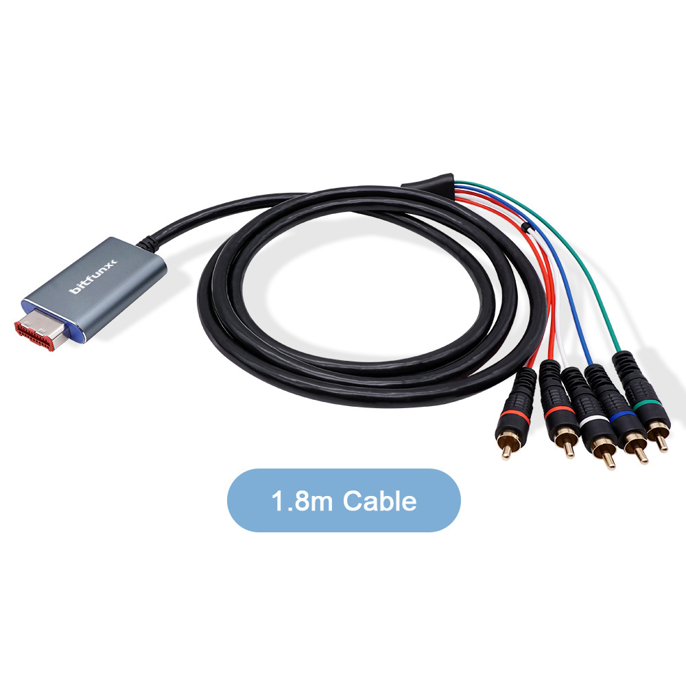 Other Game Accessories Free Sample AV Output 5 RCA YPbPr Component Video Gamecube Cable for NGC