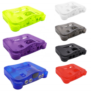 Multi-Color ABS Translucent Replacement Shell Retro Game Console Case for Nintendo 64 n64 Console