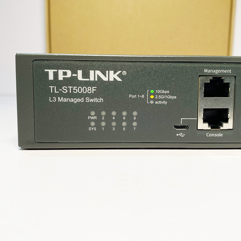 TP-link TL-ST5008F 10000Mbps switch 10 Gigabit optical port SFP switch network management