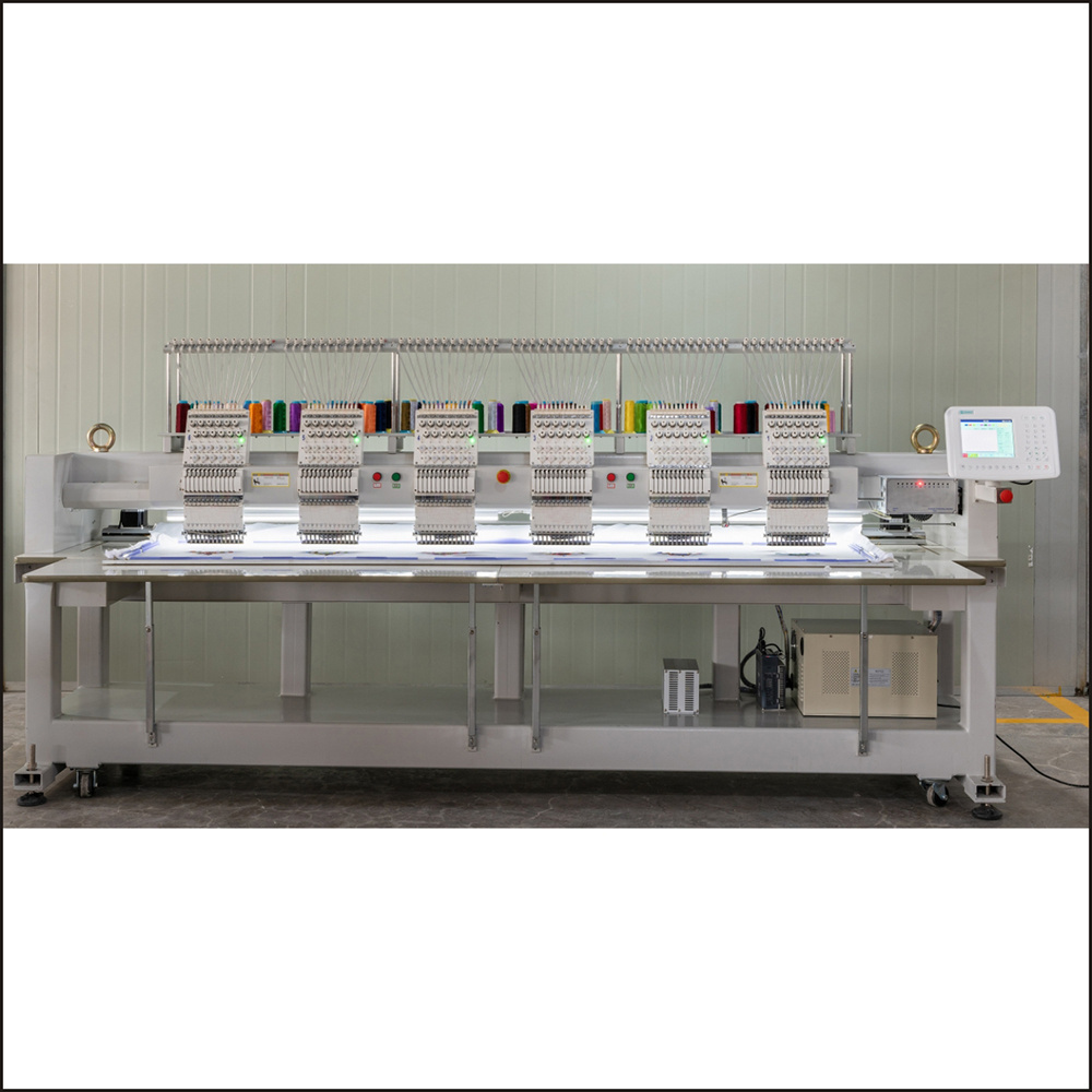 6 head multi needle computer multi function embroidery machine price