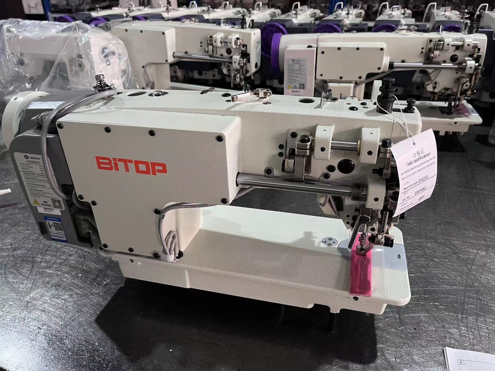 BT-6330S-D4 single needle walking foot lockstitch sewing machine for leather bag industrial sewing machine with auto trimming