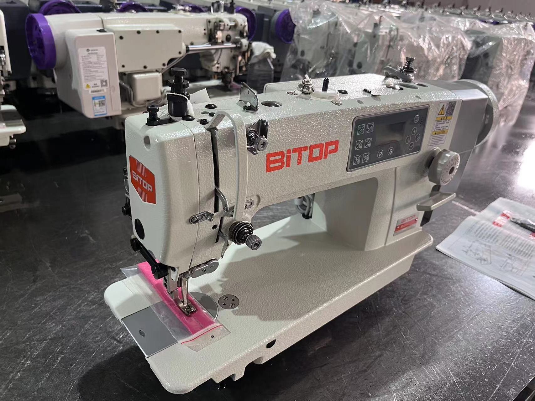 BT-6330S-D4 single needle walking foot lockstitch sewing machine for leather bag industrial sewing machine with auto trimming