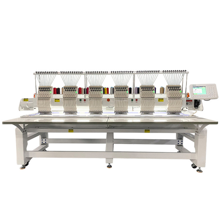 6 head multi needle computer multi function embroidery machine price