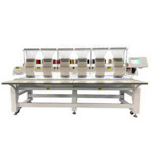 6 head multi needle computer multi function embroidery machine price