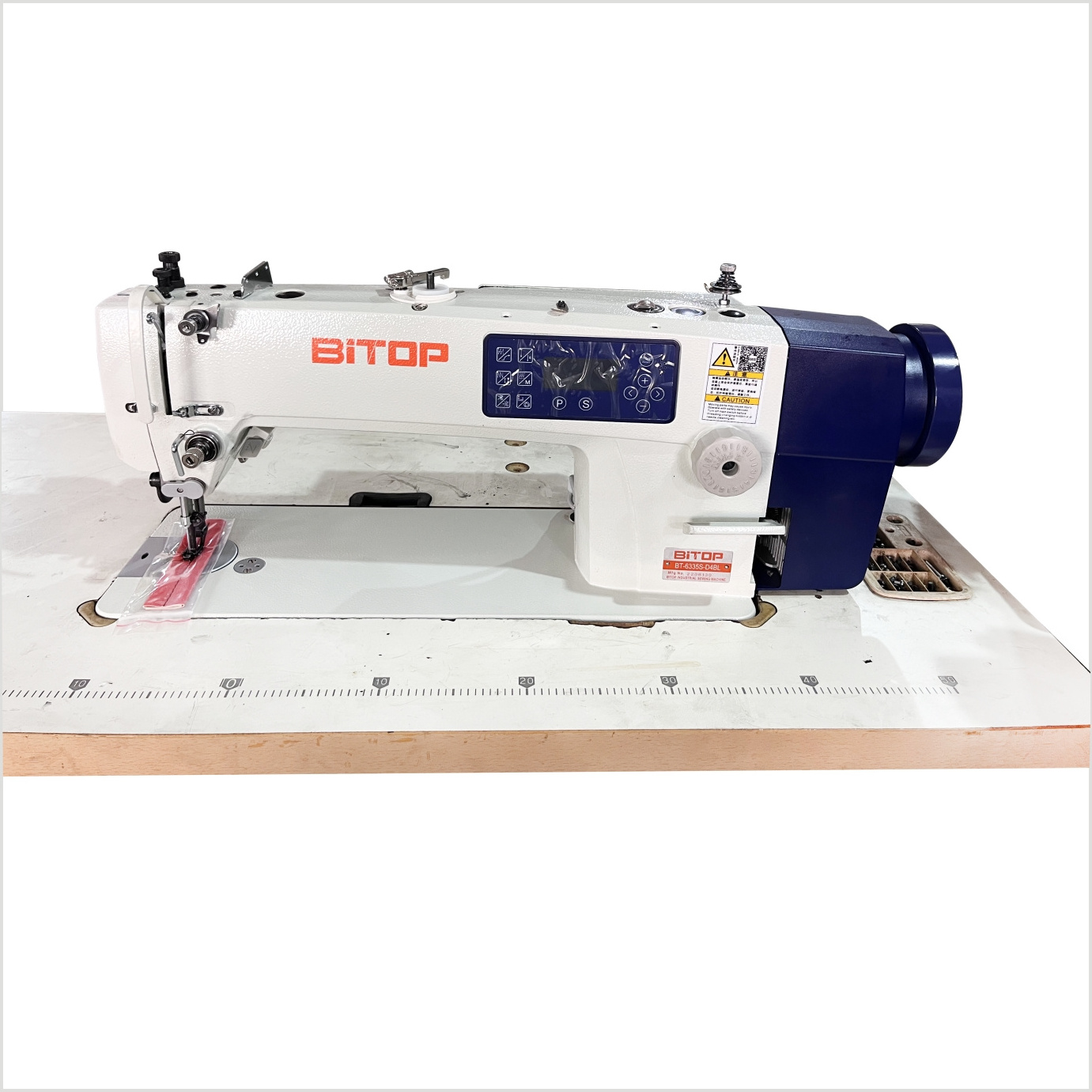 BT-6335S-D4BL compound walking foot and needle feed lockstitch sewing machine for leather industrial