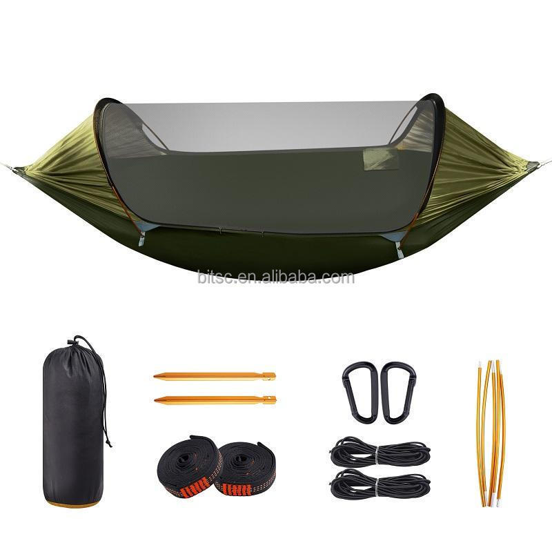 New Customisable Outdoor Mosquito Net Hammock for Camping| Wrinkle-resistant Quick-drying Polyester Hammock