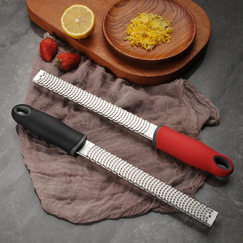 Kitchen Tool Stainless Steel Cheese Grater & Lemon Zester Lemon Lime Squeezer Citrus Press Manual Fruit Press Grater