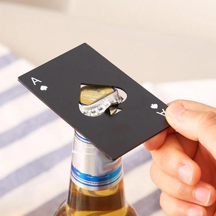 Manual Portable Personalized Custom Blank Credit Card Beer Metal Business Stainless Steel Bottle Opener