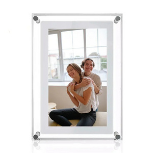 Acrylic Digital Photo Frame Visual Electronic Video Picture Frame 1200mAh Built-in Battery 2GB Memory 5inch Display Screen