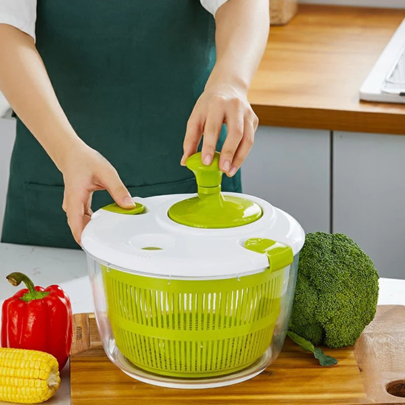 Kitchen Household Vegetable Fruit Food Dehydrator Quick Drying Multifunction Manual Vegetable Dehydrator Salad Spinner Dryer