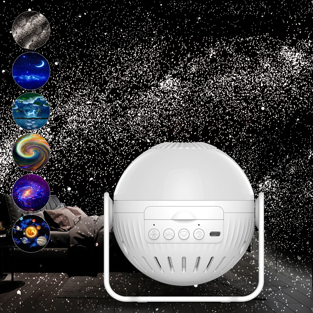 Planetarium Projector LED Night Light Nebula Moon Planet Aurora 360 Rotating Focus Galaxy Projector