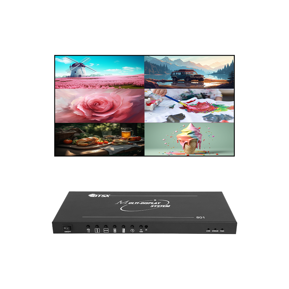 Bitvisus Video Wall Controller Seamless Switching 4K30 Video Switcher Multiviewer HDMI