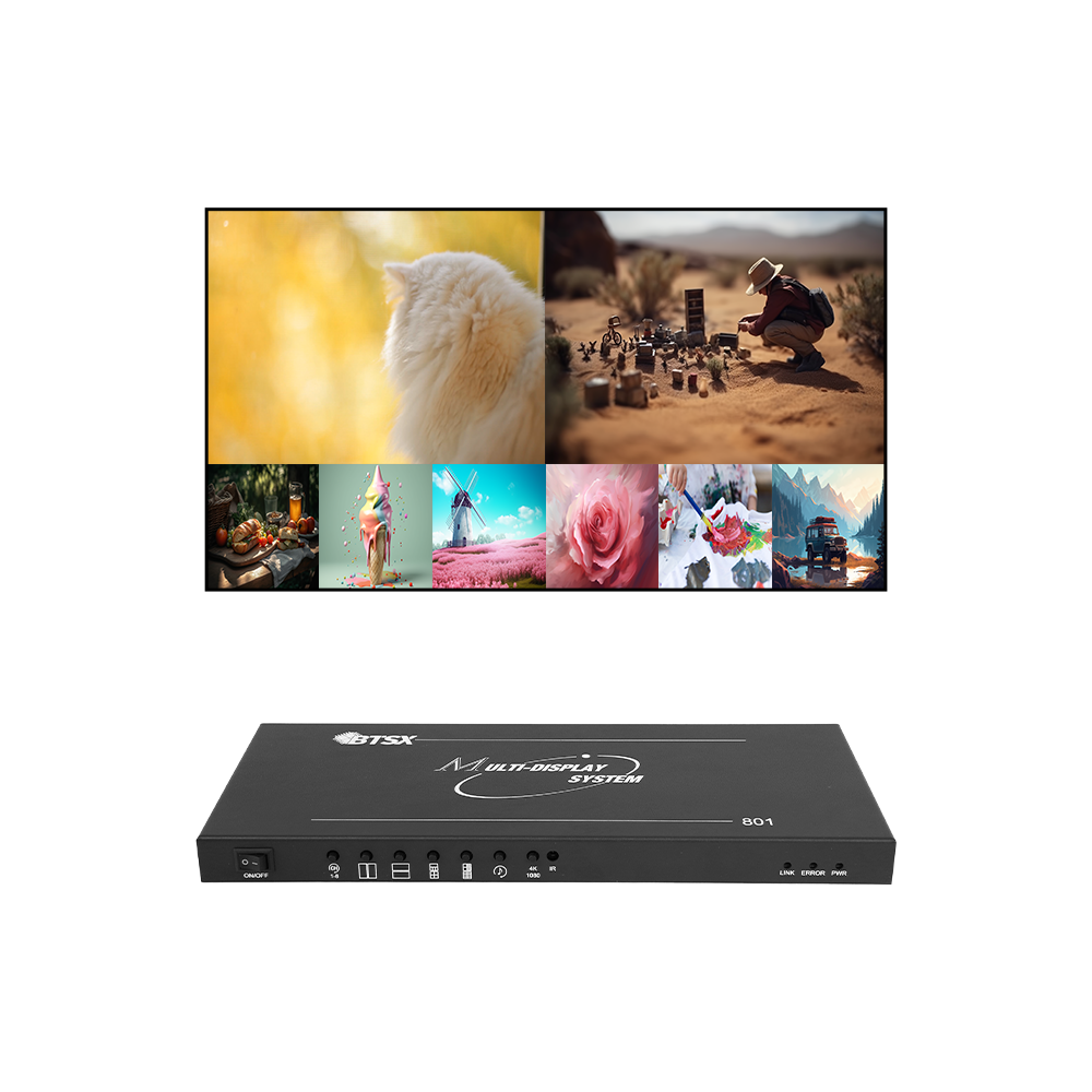 Bitvisus 4K30 Seamless Switching Picture in Picture Video Switch HDMI Multiviewer