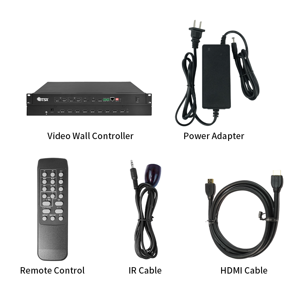 Bitvisus 4K*2K@60 Audio Follow Out Multiview HDMI Video Switcher Mixer Video Wall Controller