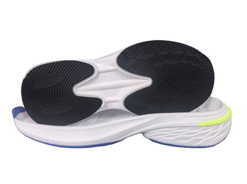 new design fashion Wholesale Shoe Soles for Sports Running Shoes, EVA+TPR+TPU Combination Injected Outsoles