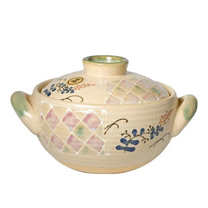 Traditional Japanese Clay Pot for Stewing and Soup Making; Household Ceramic Soup Pot for Japanese Hot Pot