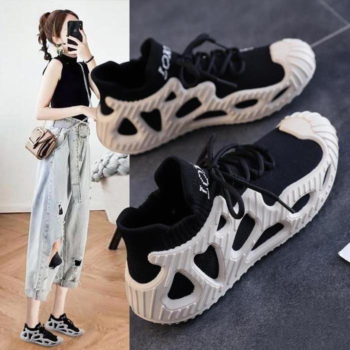 Women's Coconut Shoes 2023 Spring/Autumn Fitness Breathable Popular Octopus Volcanic Socks Athletic Shoes