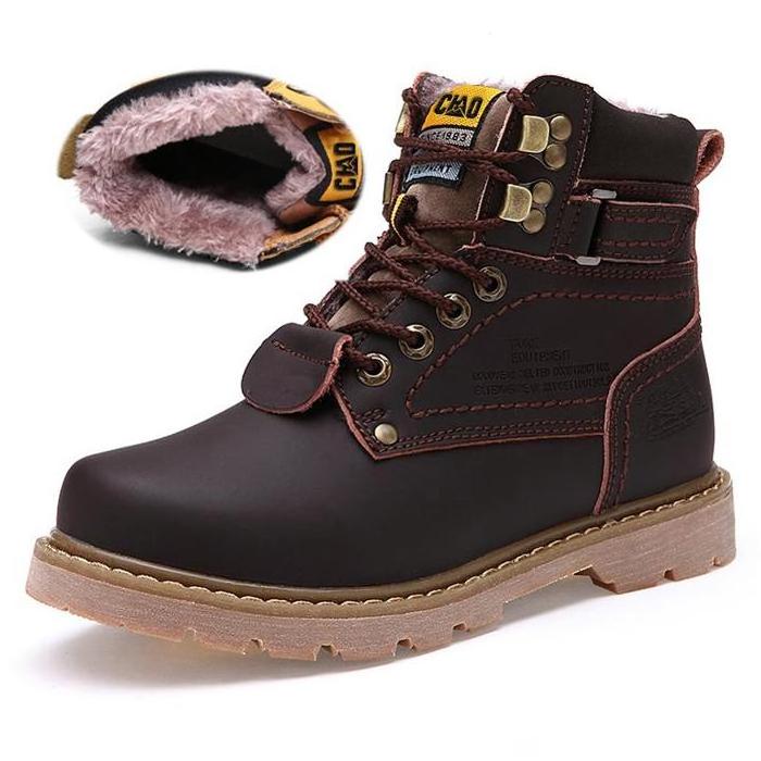 Stylish and comfortable outdoor plus-size Martin boots for men British Style Snow Boots