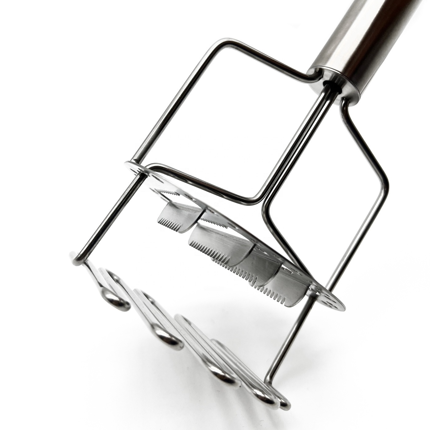 Stainless Steel Dual-Press Potato Masher and Ricer