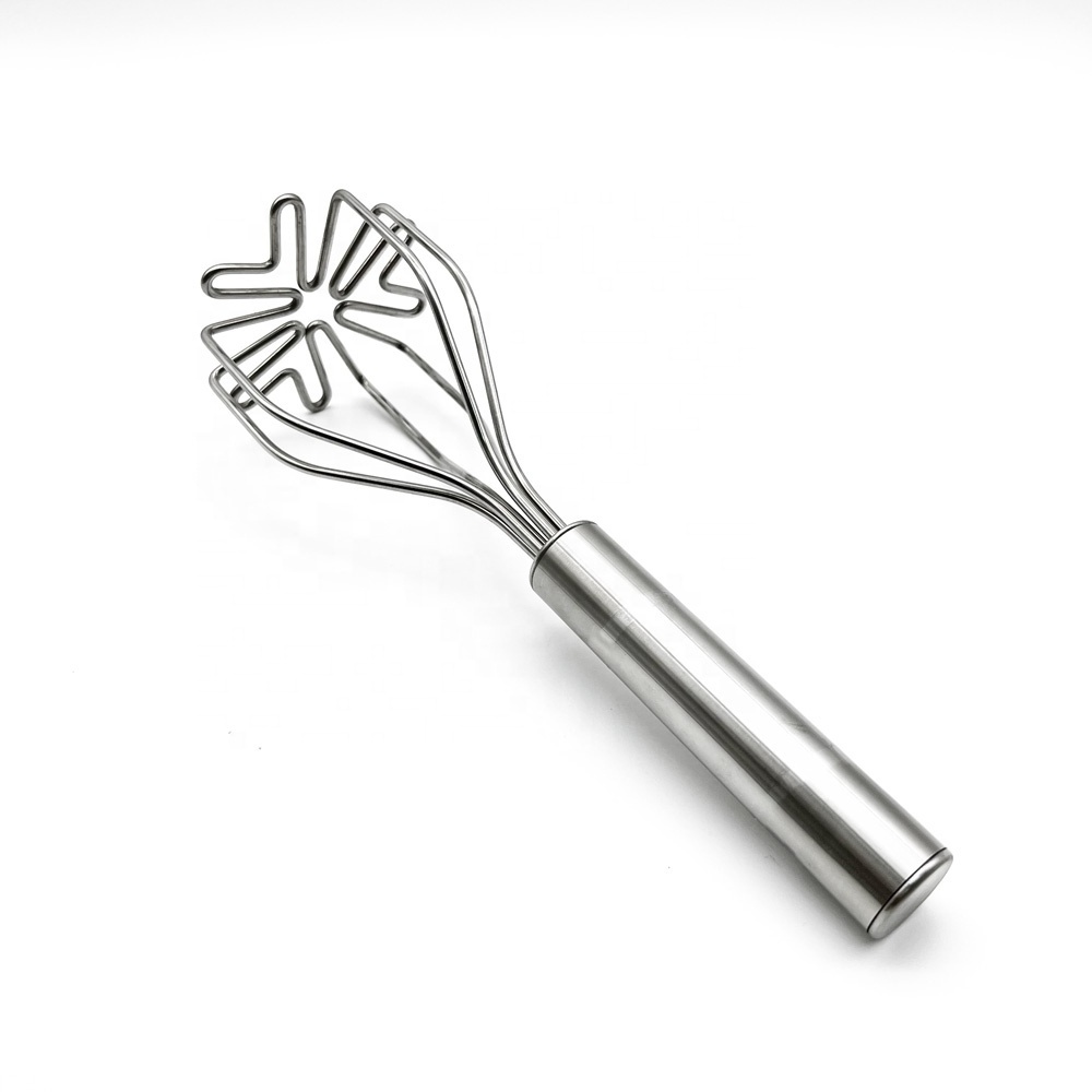 Potato Masher Heart Shape Pattern Potato Ricer Stainless Steel Kitchen Gadget Heavy Duty Metal Cooking Tools