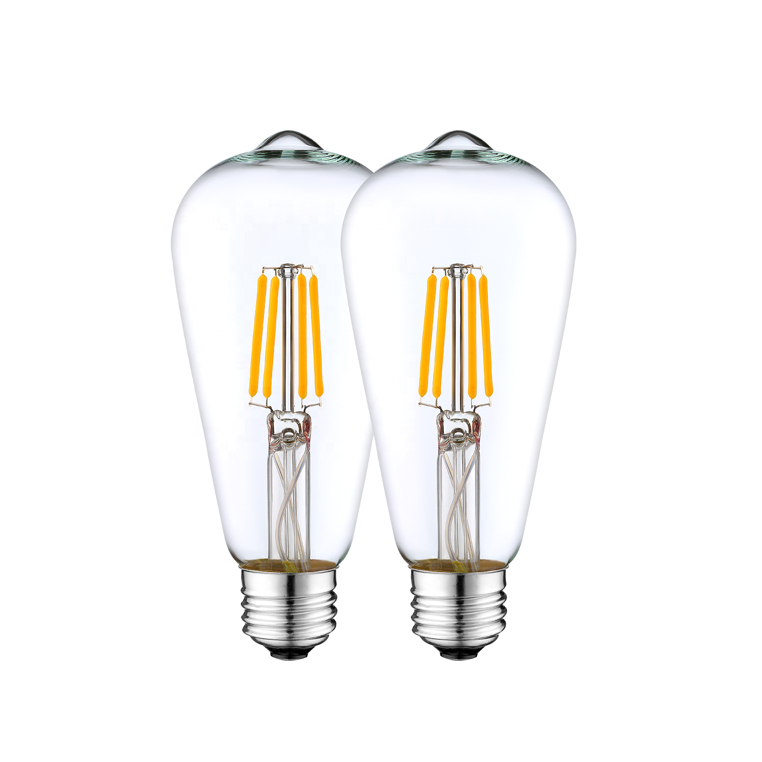 A19 E26 LED Bulb Energy Saving 4/8W Indoor Light Bulb Dimmable Filament Bulb Light with UL