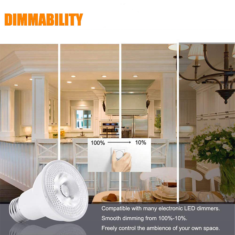 PAR E26 7/11/15W LED Bulb Home Lighting Easy Installation Bulb Lamp Triac Dimmable 2700-5000K Bulb LED Light