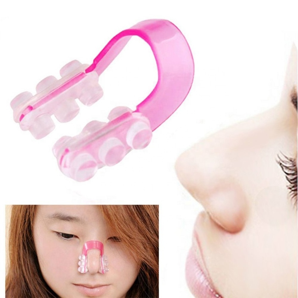 Biumart Fashion Nose Up Shaping Shaper Lifting Bridge Straightening Beauty Nose Clip Face Fitness Facial Clipper Corrector