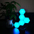 Biumart LED Hexagonal Combination Lamp Room Wall Decoration Quantum Light Honeycomb Light