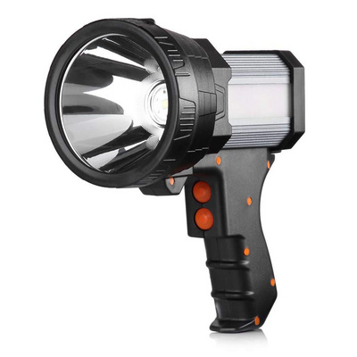 Handheld Spotlights 6000 lumens Super bright side light  Lantern Outdoor  searchlight for camping 4 in 1 LED flashlight