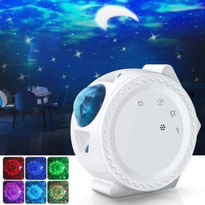 Biumart Star Starry Laser Galaxy Projector Night Light Wifi Sensor Rechargeable Moon Nebula Projector Night Light For Home Decor