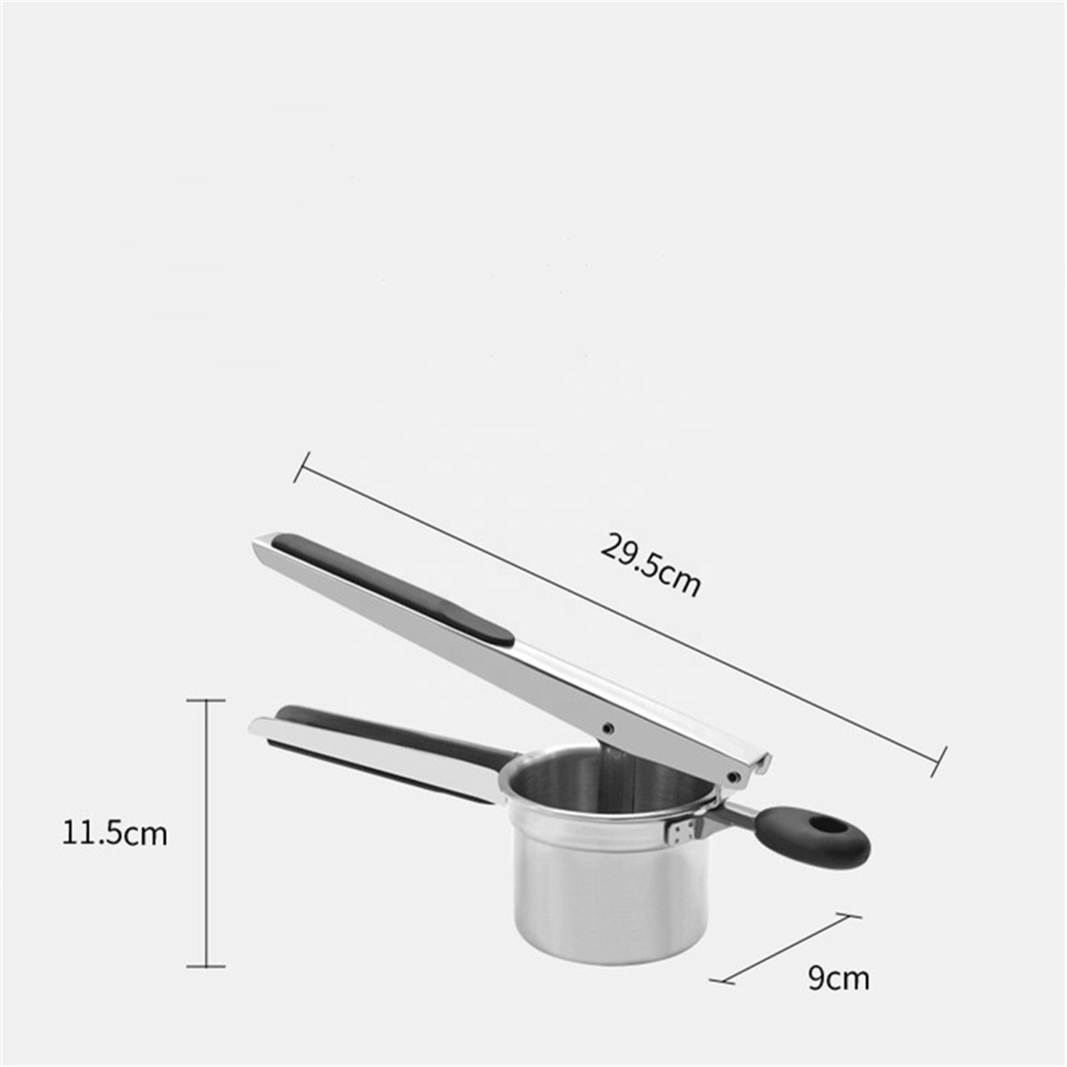 Biumart Potato Ricer Masher Thickened Manual Fruit Juicer Potato Ricer Stainless Steel