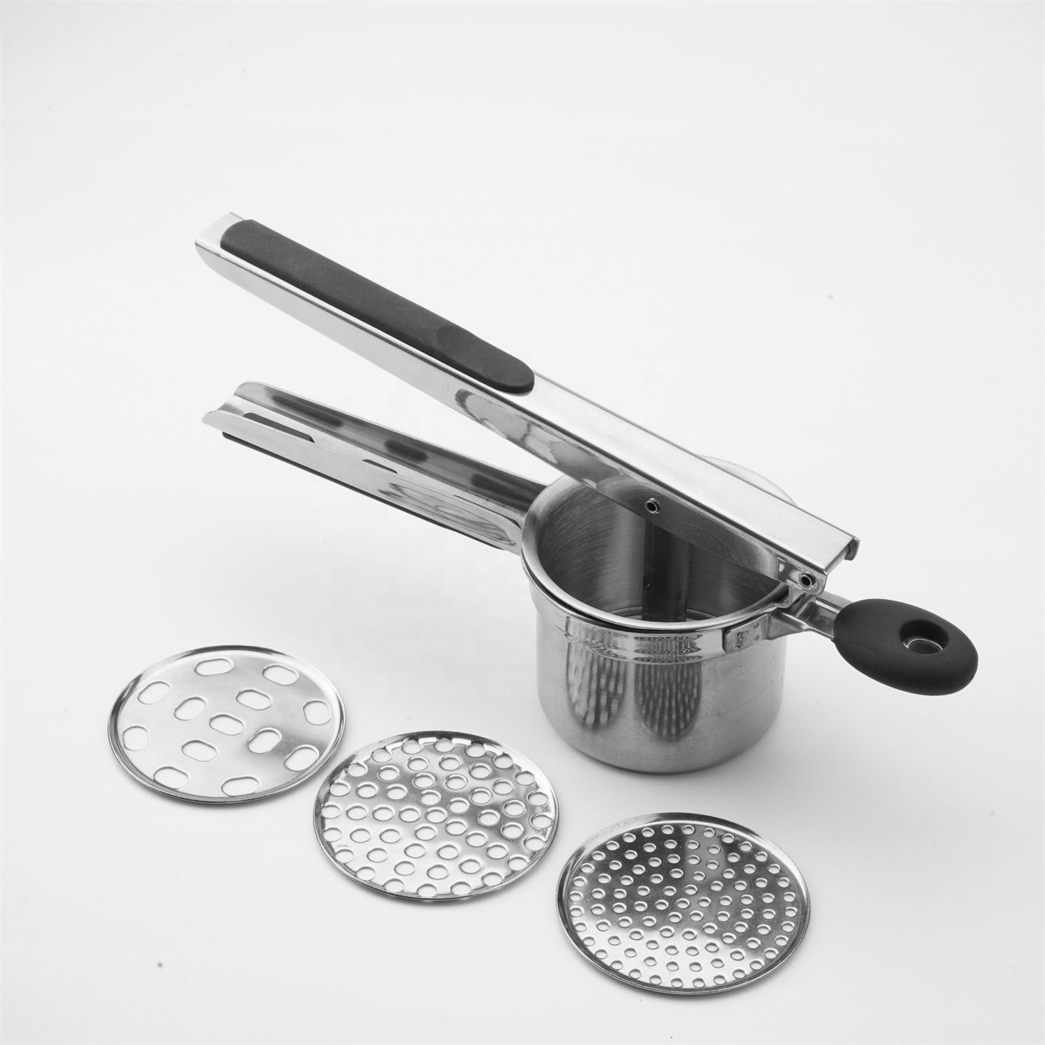 Biumart Potato Ricer Masher Thickened Manual Fruit Juicer Potato Ricer Stainless Steel