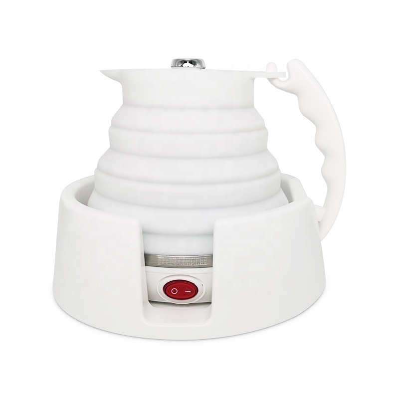 Wholesale Kitchen Travel Hotel Kettle Tray set Portable Foldable Kettle Small Water Electric Kettle