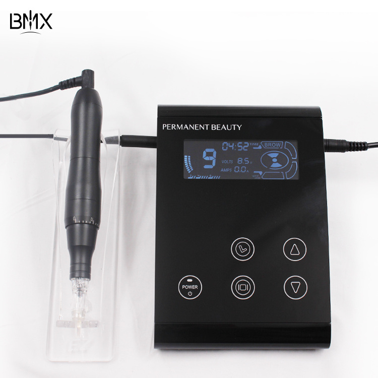 P500 Digital Eyebrow Tattoo Machine Permanent Makeup Professional Set Eyebrow Coil Portable Tattoo Machine