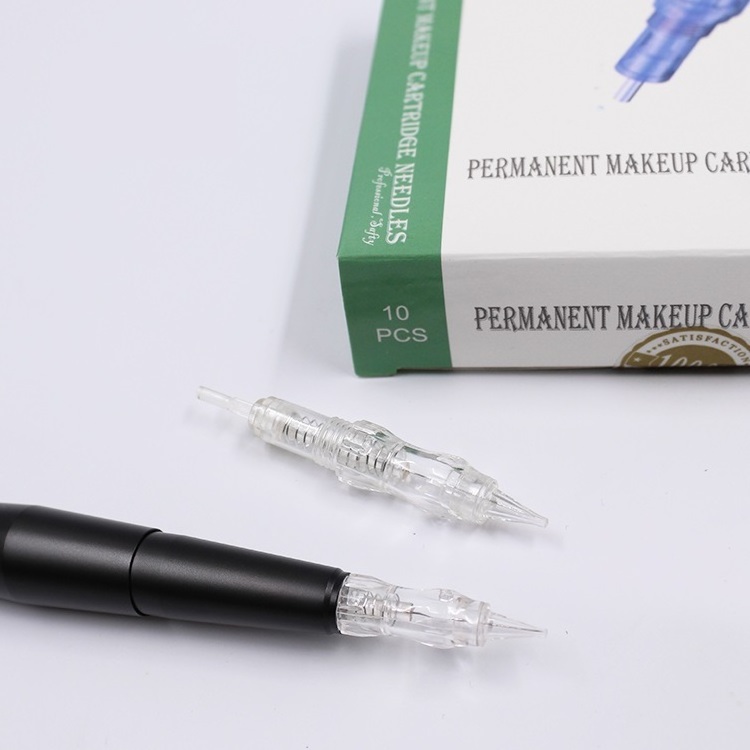 1R-0.18mm Nano Screw Cartridge Needle Biomaser Permanent Makeup Tattoo Needle Cartridge Eyebrow Permanent Makeup