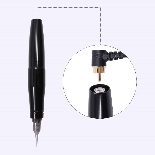 Black Tattoo Gun Pen Machine Powerful Coreless Motor Permanent Makeup Machine Pen