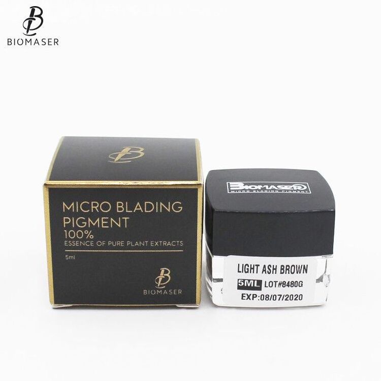 5ML Square Bottle Biomaser 3D Eyebrow Microblading Pigment Permanent Make Up Tattoo Ink Colors