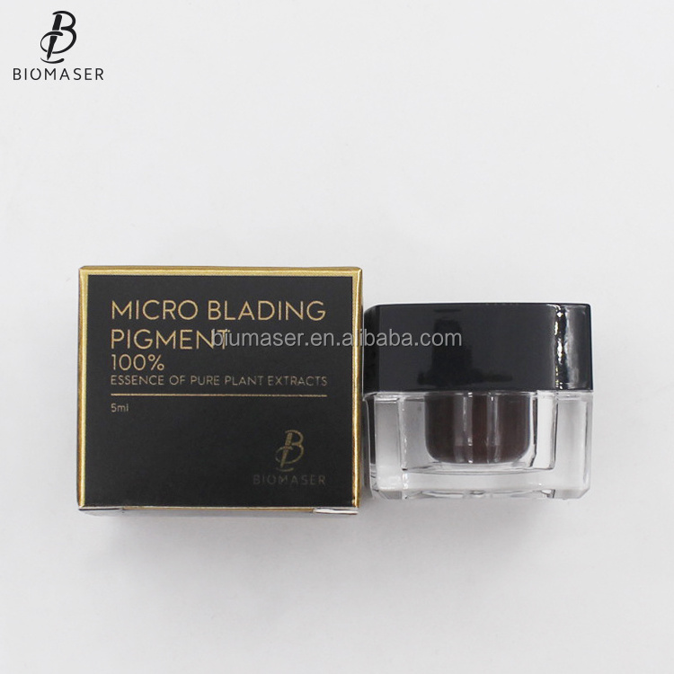 Top Sale Dark Brown Biomaser Eyebrow Microblading Pigment Professional Eyebrow Permanent Makeup Pigment