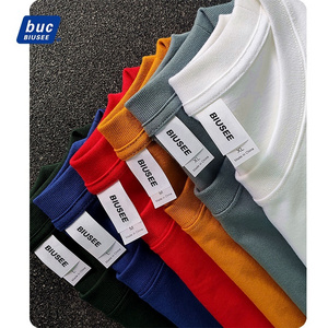 High Quality Cotton Custom T Shirt For Men Blank Heavy Weight Oversized Tshirt Printing Men's T-Shirts