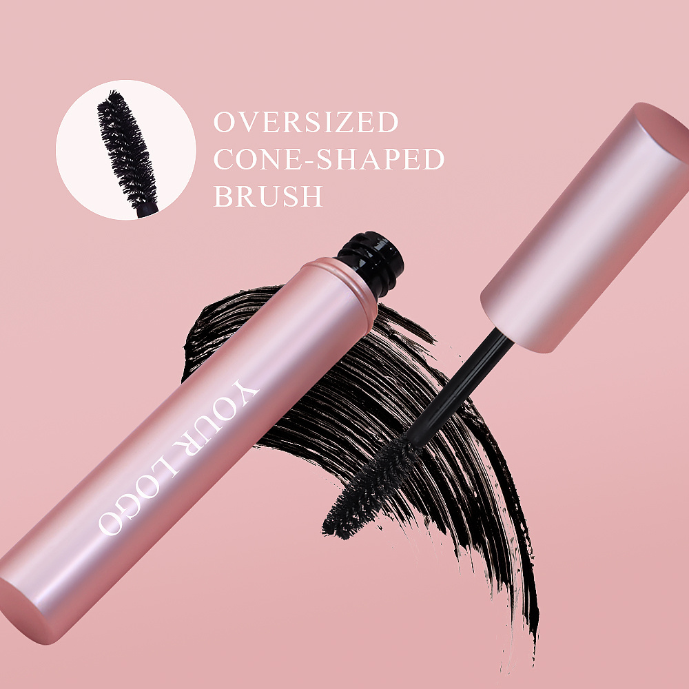 Wholesale Organic Vegan Cruelty Free Private Label Rose Gold Mascara Waterproof Long Lasting High Volume Mascara