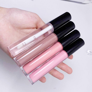 wholesale 63 colors vegan private label lipgloss vendor nude glossy lip gloss