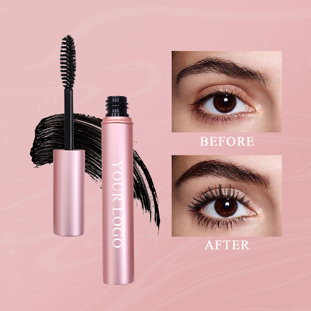 Wholesale Organic Vegan Cruelty Free Private Label Rose Gold Mascara Waterproof Long Lasting High Volume Mascara