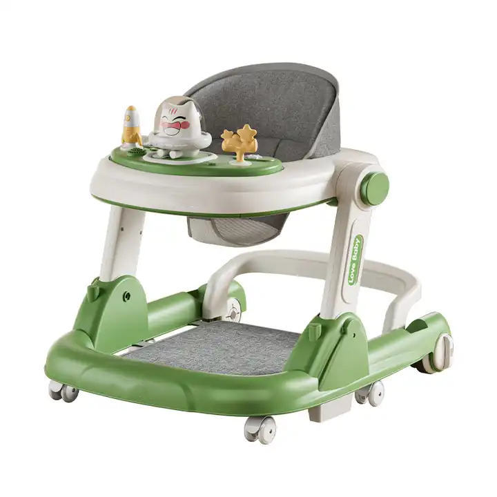 Popular safety high quality Baby push walker multi-function comfortable 360 rotating foldable baby walker