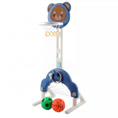 Children plastic removable mini adjustable toddler indoor custom kids mini rack portable baby ring toy stands basketball hoop