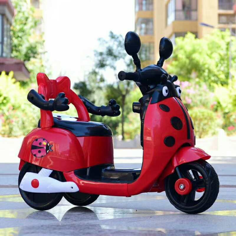 Cheap Cute Kids Mini Electric Motorcycle/3 wheels pink battery operated kids tricycle toy car motorcycle with music lights